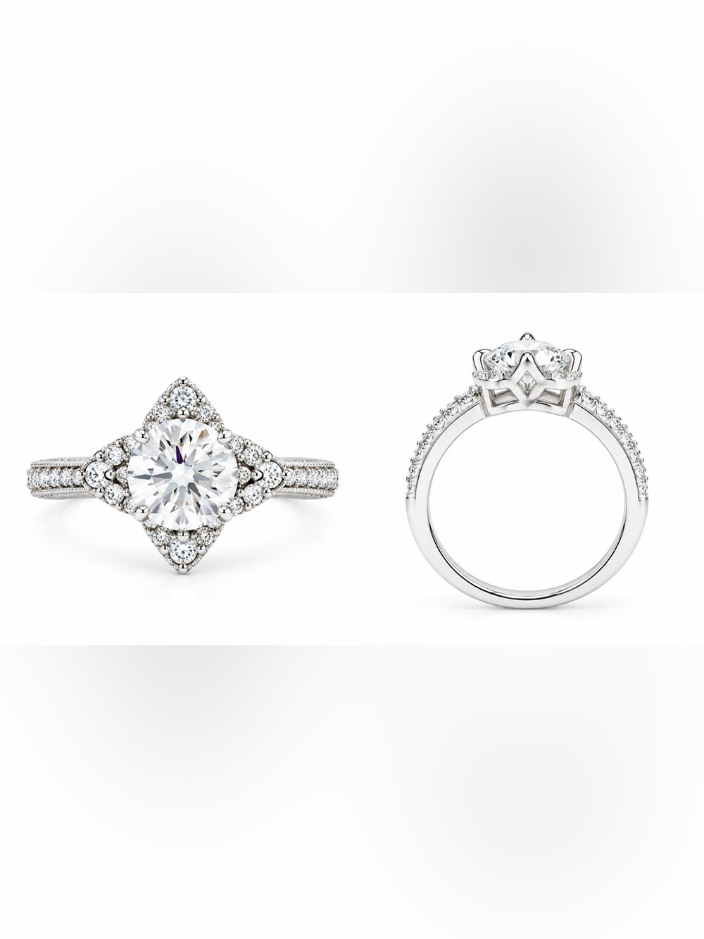 Luxury Moissanite Diamond Ring size 6